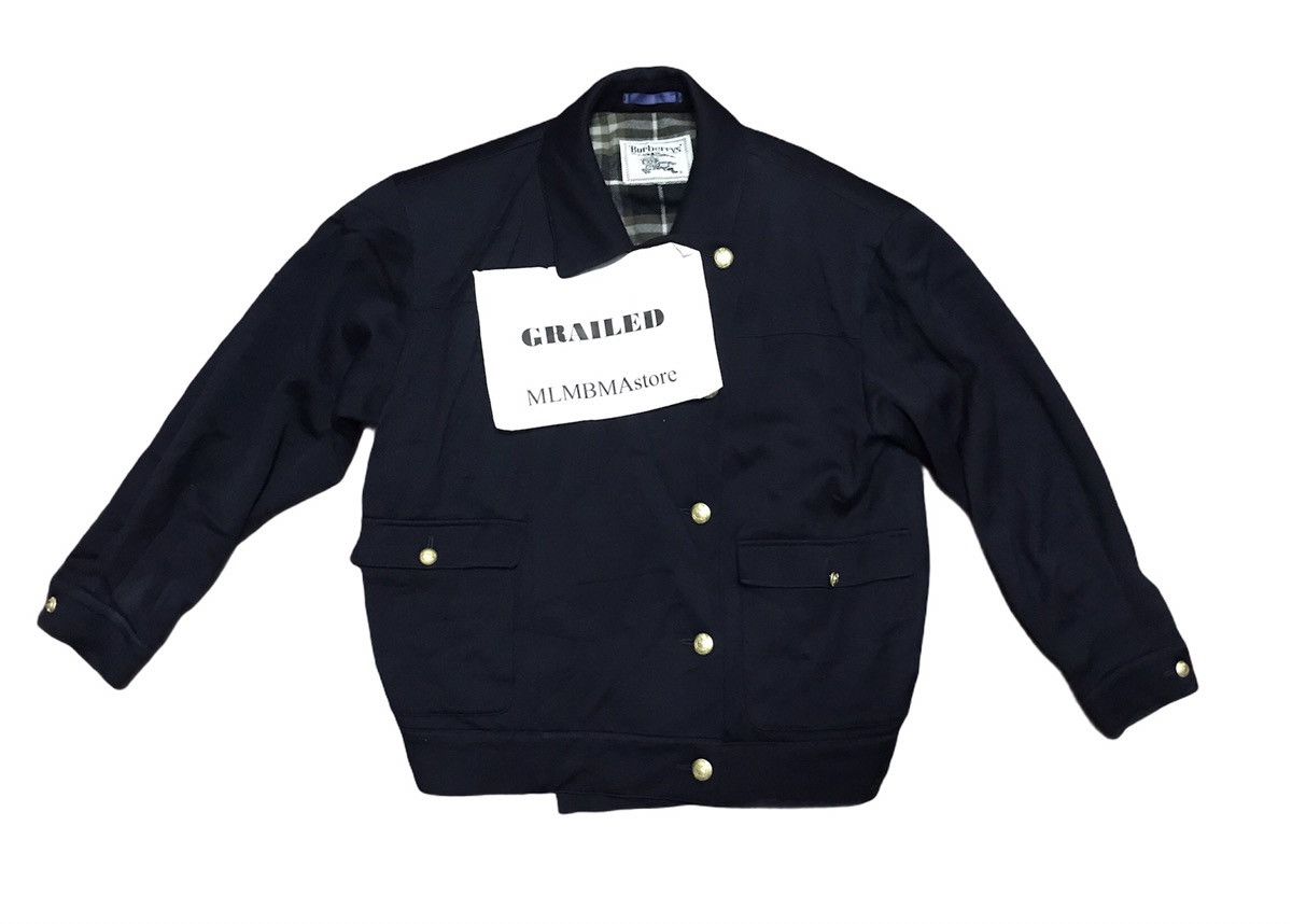 Burberry × Vintage Vintage Burberry wool jacket gold button up Size US M / EU 48-50 / 2 - 1 Thumbnail