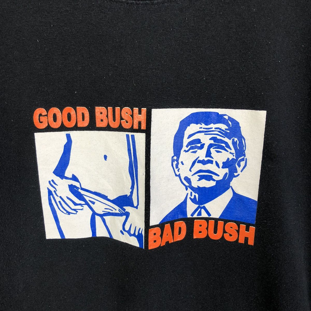 President's Good Bush Bad Bush Tshirt Politcal Funny Tee Don’t Panic Size US XL / EU 56 / 4 - 2 Thumbnail