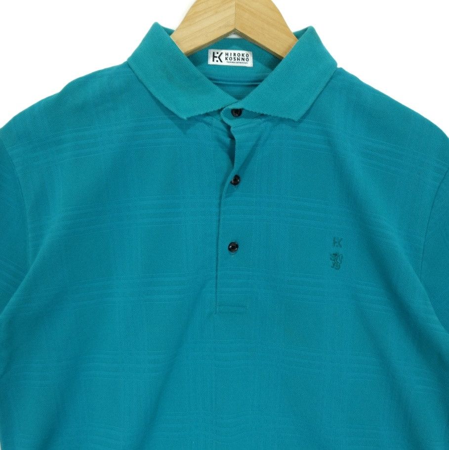 Japanese Brand Vintage 90's HIROKO KOSHNO Polo Shirt Japanesse Style Size US L / EU 52-54 / 3 - 3 Thumbnail