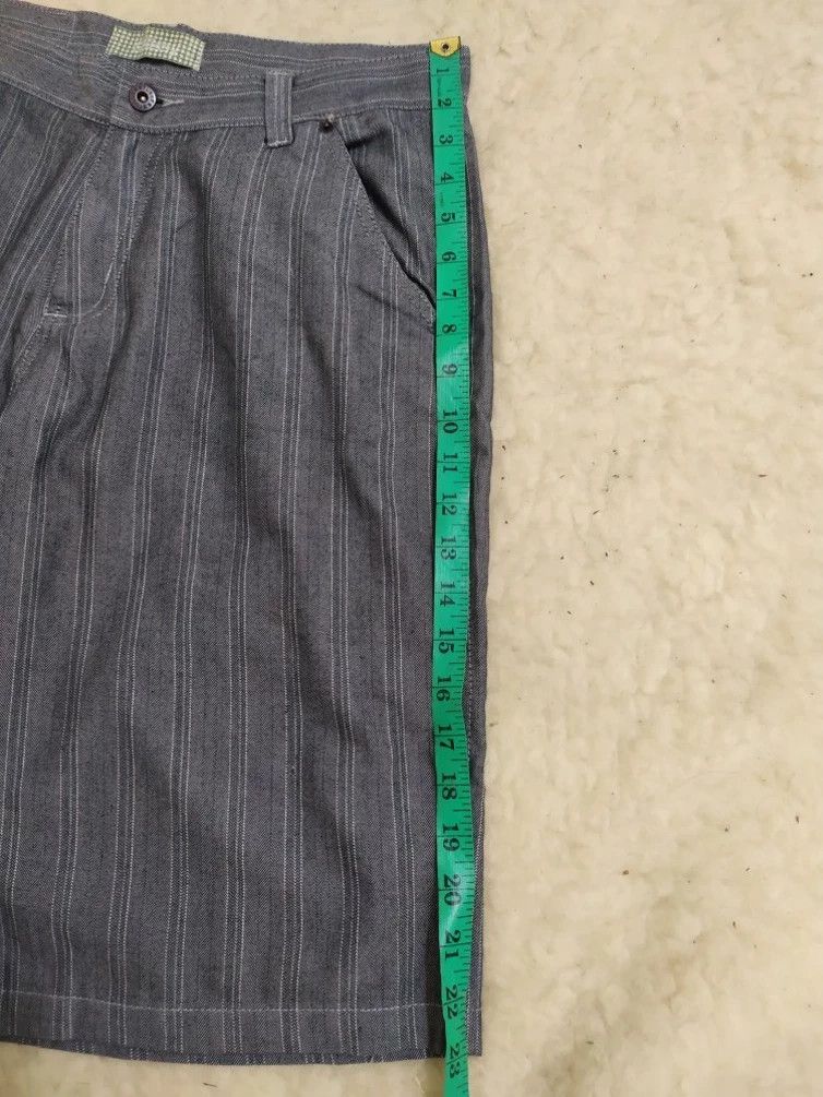 Stussy × Vintage Stussy Short Pants Big Embroidery Logo pin stripe Size US 30 / EU 46 - 14 Thumbnail