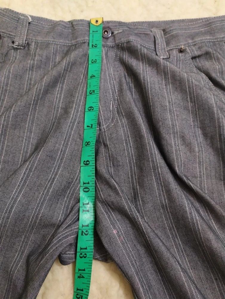 Stussy × Vintage Stussy Short Pants Big Embroidery Logo pin stripe Size US 30 / EU 46 - 16 Thumbnail