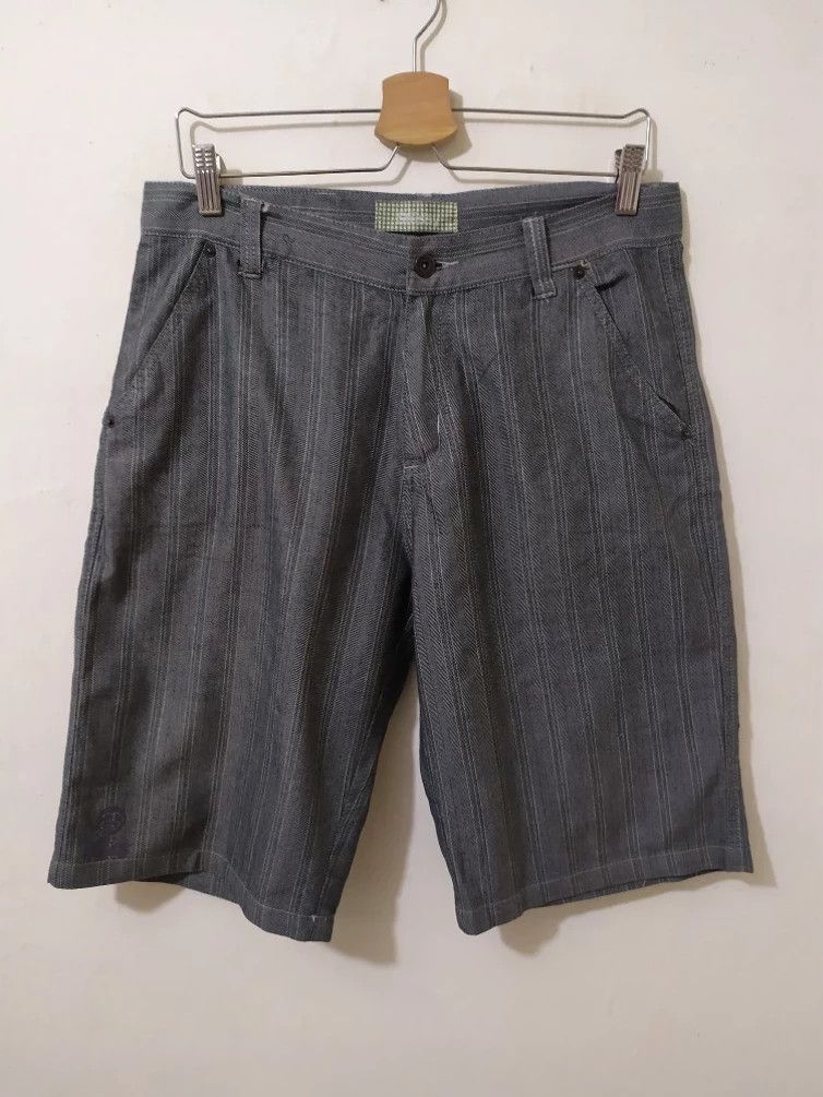 Stussy × Vintage Stussy Short Pants Big Embroidery Logo pin stripe Size US 30 / EU 46 - 5 Thumbnail