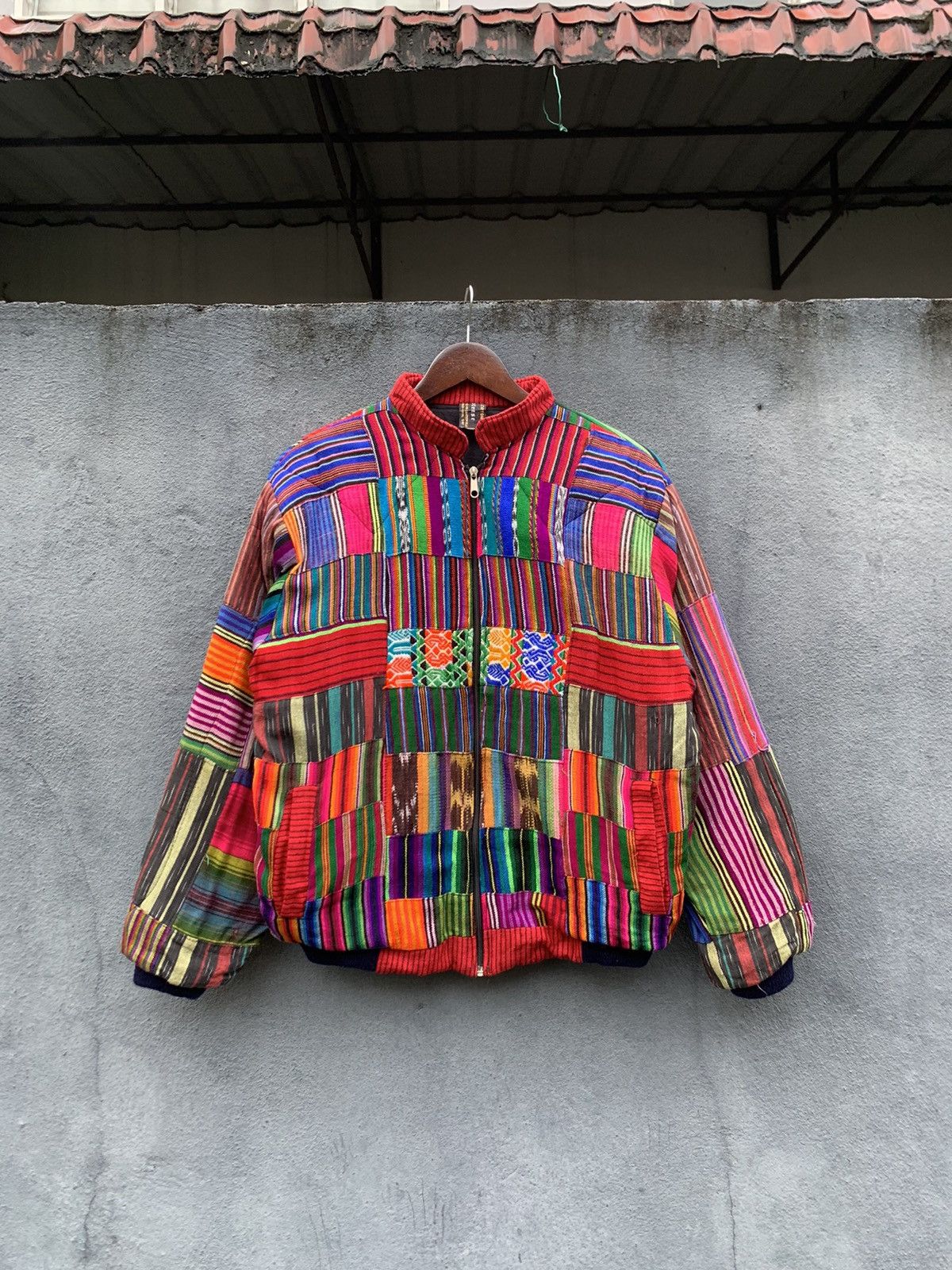 Vintage 🪖VINTAGE MOTENSE FULLLY PATCHWORK BOMBER JACKET Size US S / EU 44-46 / 1 - 3 Thumbnail