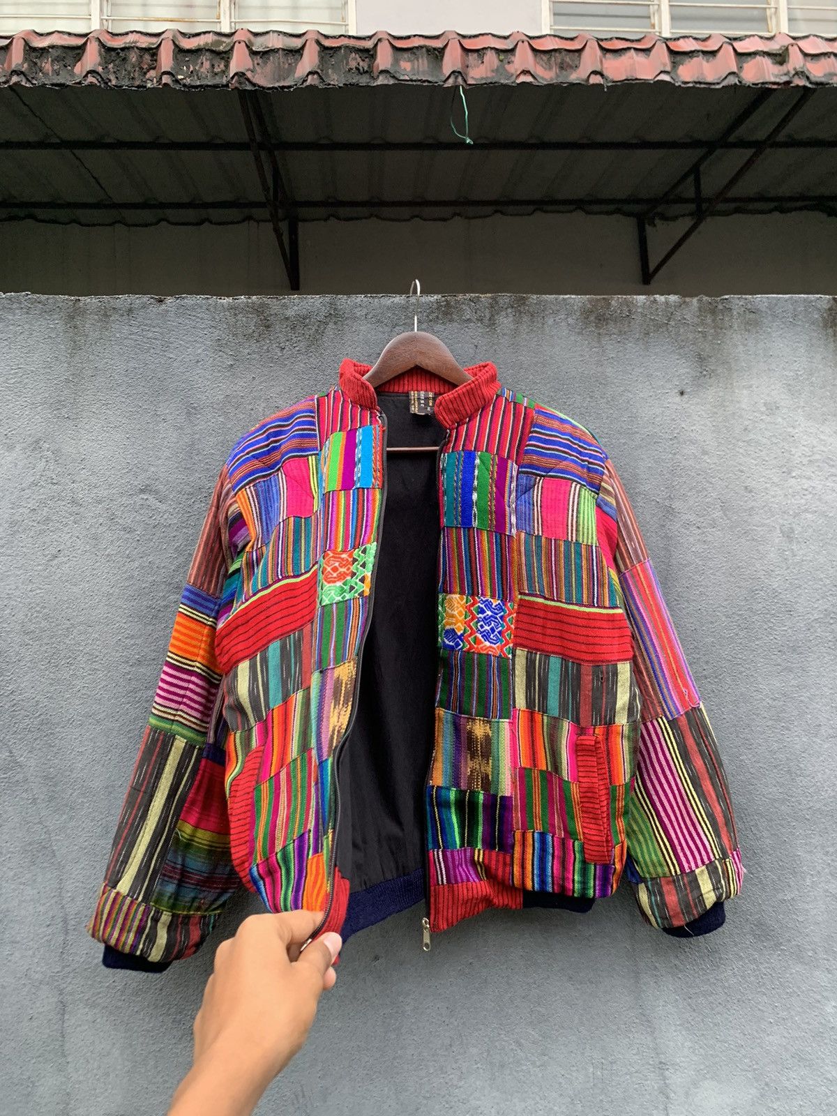 Vintage 🪖VINTAGE MOTENSE FULLLY PATCHWORK BOMBER JACKET Size US S / EU 44-46 / 1 - 5 Thumbnail