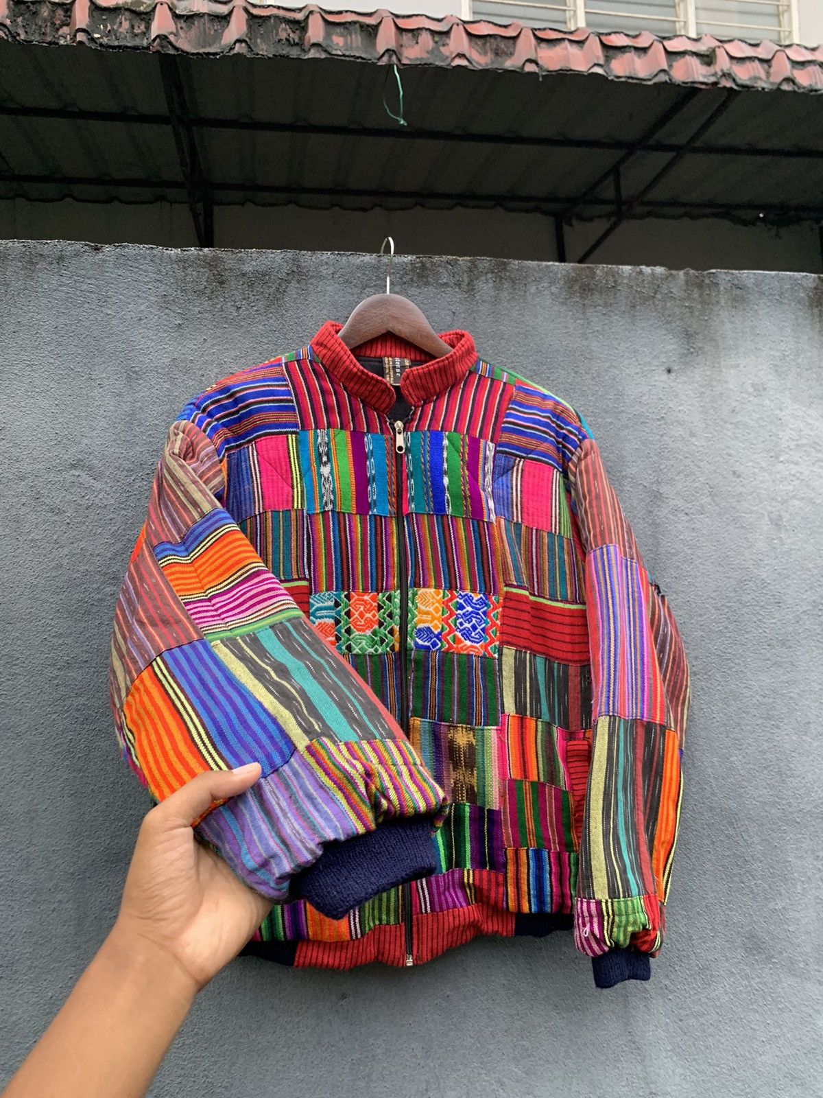 Vintage 🪖VINTAGE MOTENSE FULLLY PATCHWORK BOMBER JACKET Size US S / EU 44-46 / 1 - 7 Thumbnail