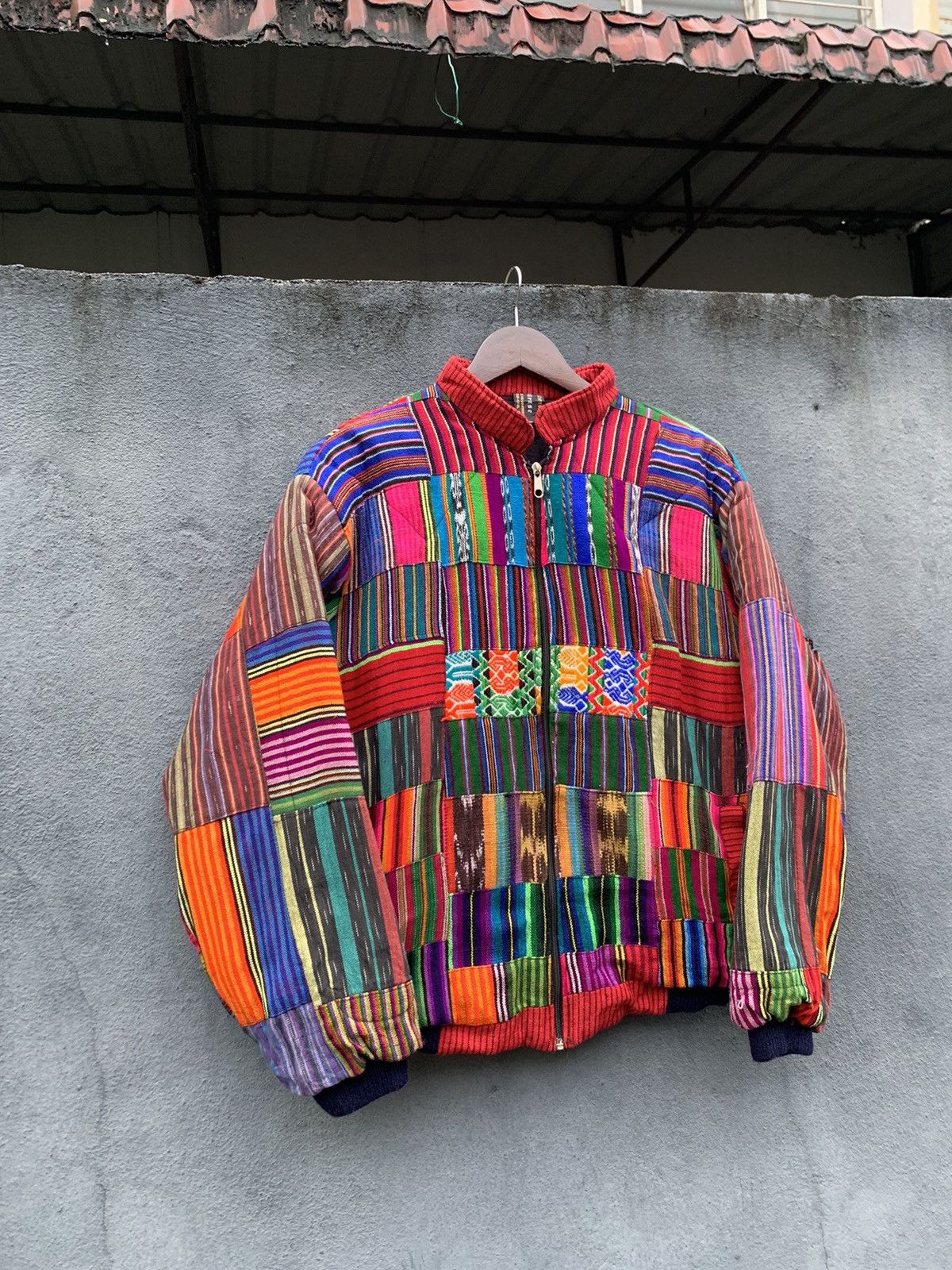 Vintage 🪖VINTAGE MOTENSE FULLLY PATCHWORK BOMBER JACKET Size US S / EU 44-46 / 1 - 1 Thumbnail