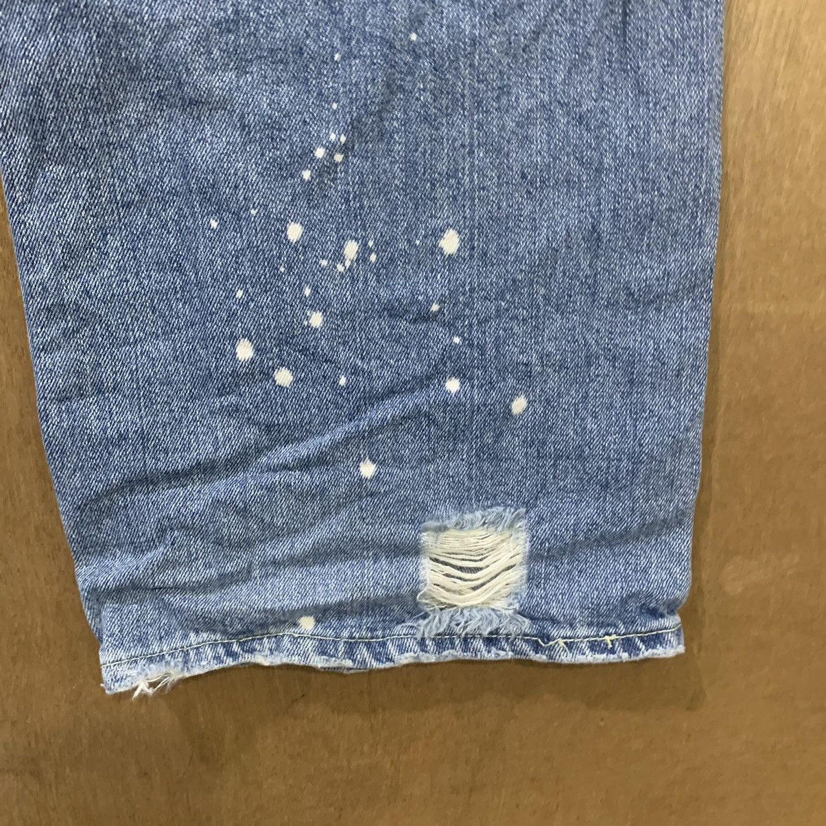 Abercrombie & Fitch AMBERCROMBIE&FITCH 80s Paint Splatter Disstress Denim Jeans Size US 34 / EU 50 - 16 Thumbnail