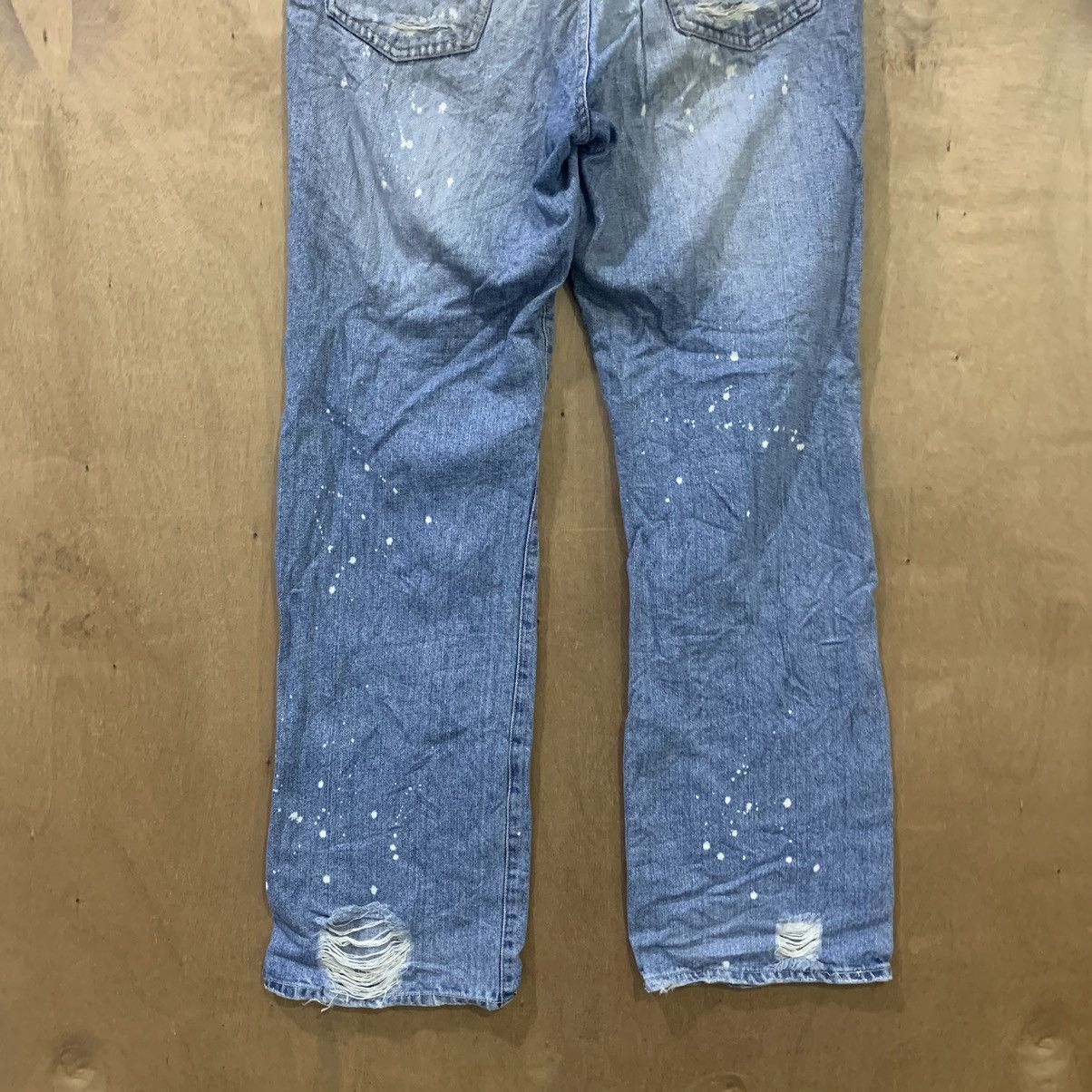 Abercrombie & Fitch AMBERCROMBIE&FITCH 80s Paint Splatter Disstress Denim Jeans Size US 34 / EU 50 - 11 Thumbnail