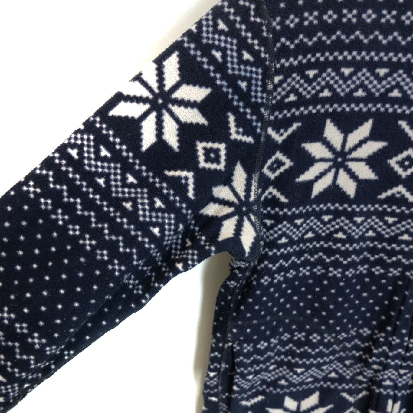 Uniqlo Uniqlo Vintage 2000's UNIQLO Floral Christmas Fleece Jacket Size US S / EU 44-46 / 1 - 7 Thumbnail