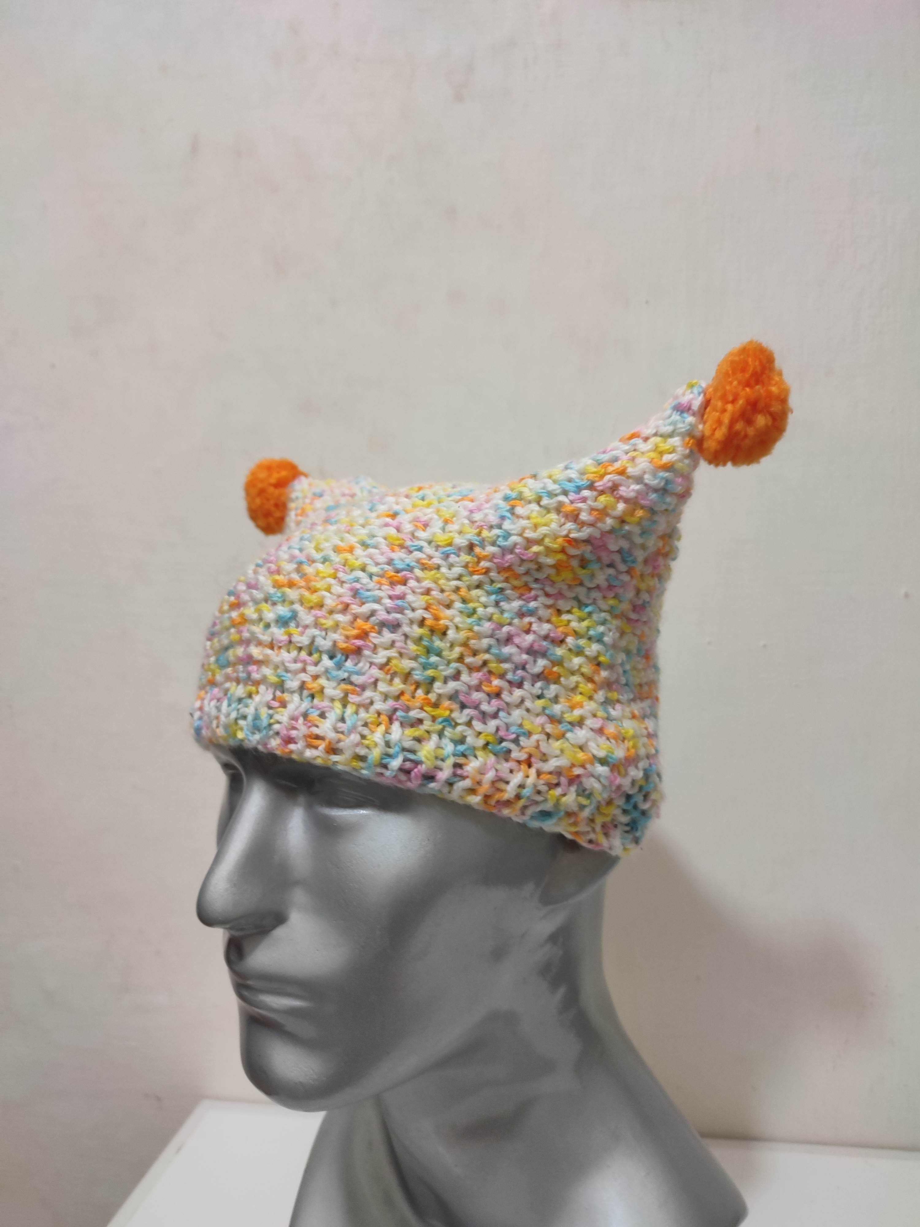 Other 🔥Unknown Multicolour Bunny Horn Devil Beanie hats Size ONE SIZE - 3 Thumbnail