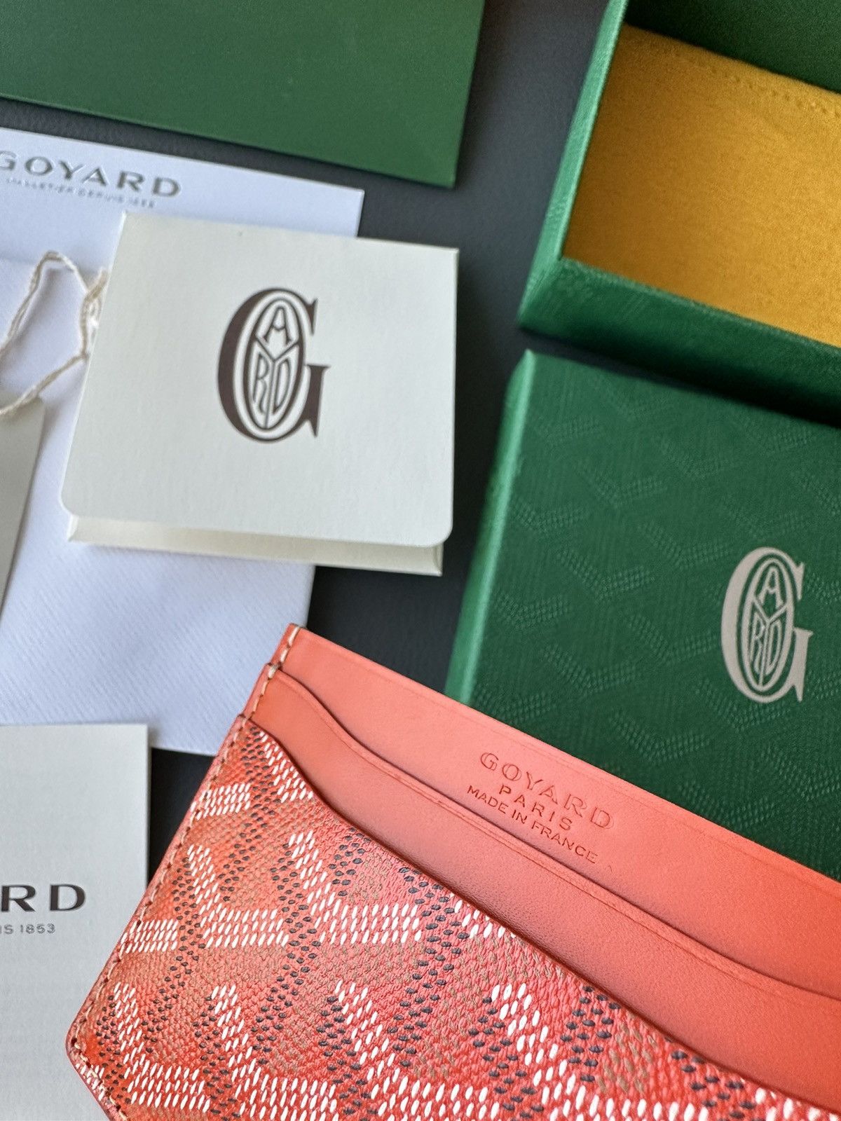 Goyard Brand New Rare Classic Goyard Card Holder Wallet Limited Size ONE SIZE - 18 Thumbnail