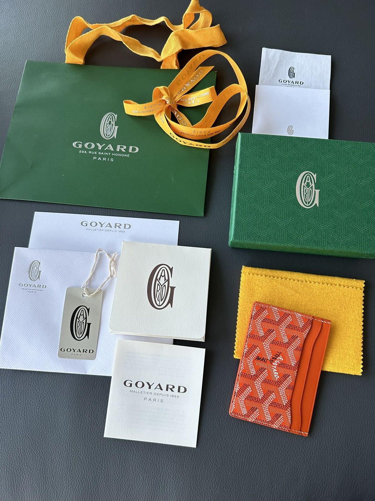 Goyard Brand New Rare Classic Goyard Card Holder Wallet Limited Size ONE SIZE - 4 Thumbnail