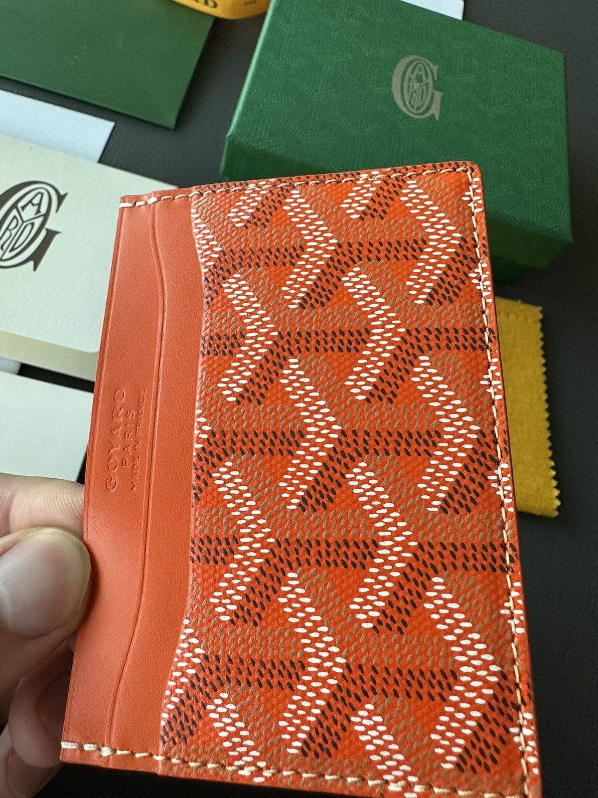 Goyard Brand New Rare Classic Goyard Card Holder Wallet Limited Size ONE SIZE - 22 Thumbnail