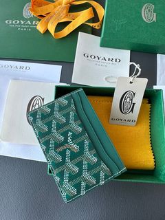 Goyard Green Customized Slotcard Wallet at 1stDibs  goyard card holder  donald duck, hoyard wallet, goyard wallet green