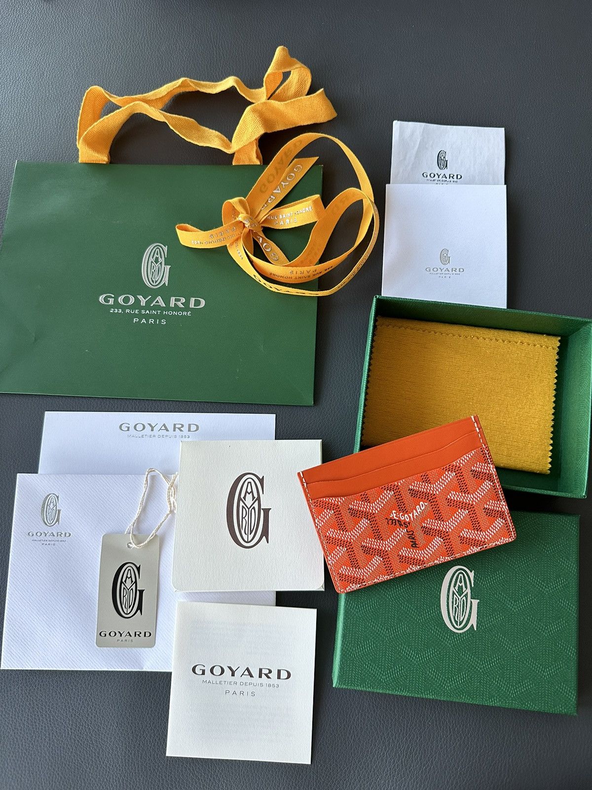 Goyard Brand New Rare Classic Goyard Card Holder Wallet Limited Size ONE SIZE - 10 Thumbnail