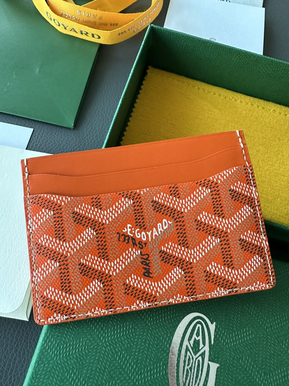 Goyard Brand New Rare Classic Goyard Card Holder Wallet Limited | Grailed