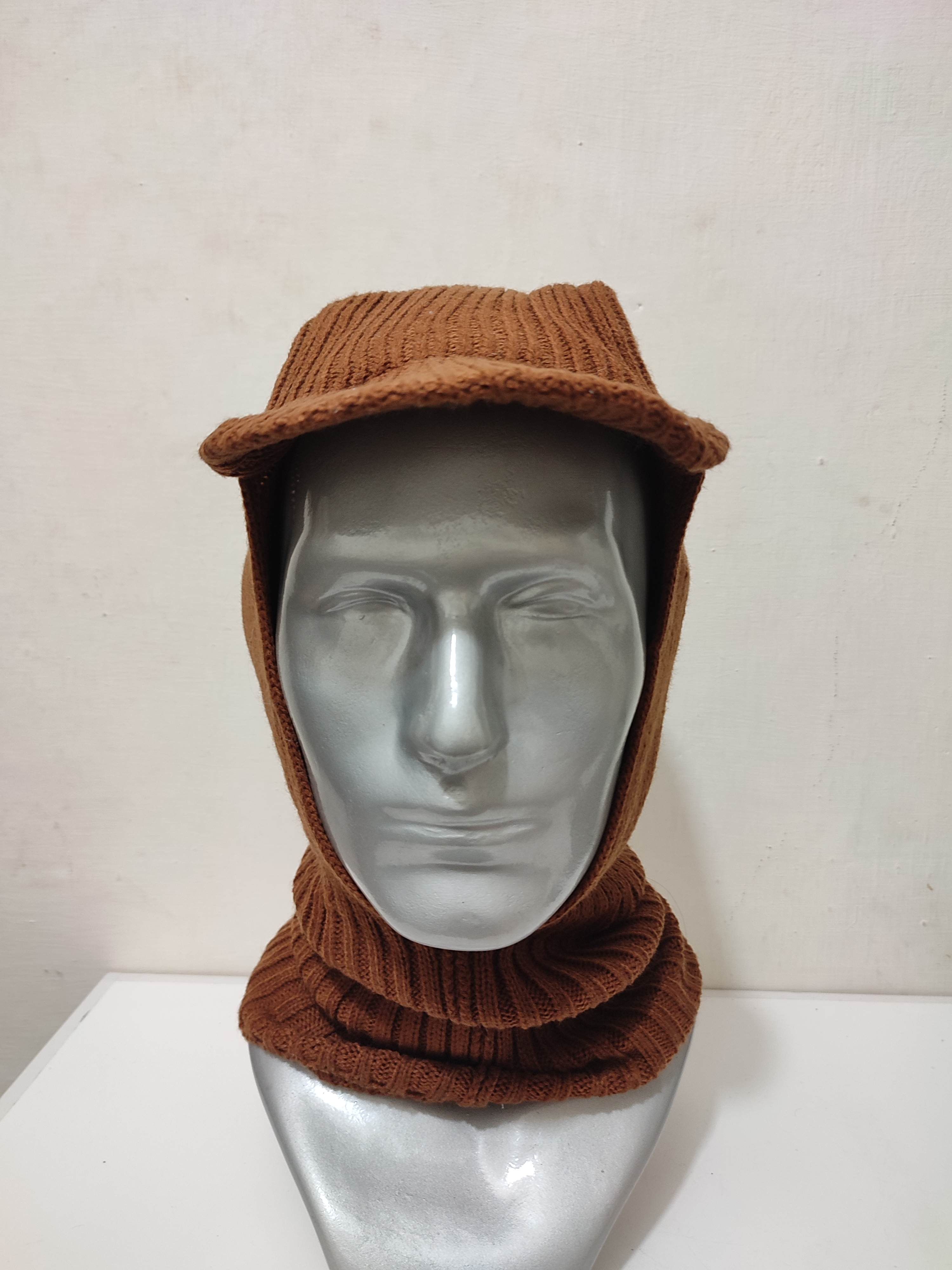 Other Unknown Brown Nice Design Balaclava Hats Size ONE SIZE - 2 Thumbnail