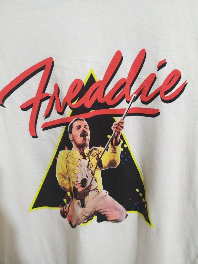 Band Tees Queen Freddie Mercury t shirt Band Big Print Size US M / EU 48-50 / 2 - 2 Thumbnail