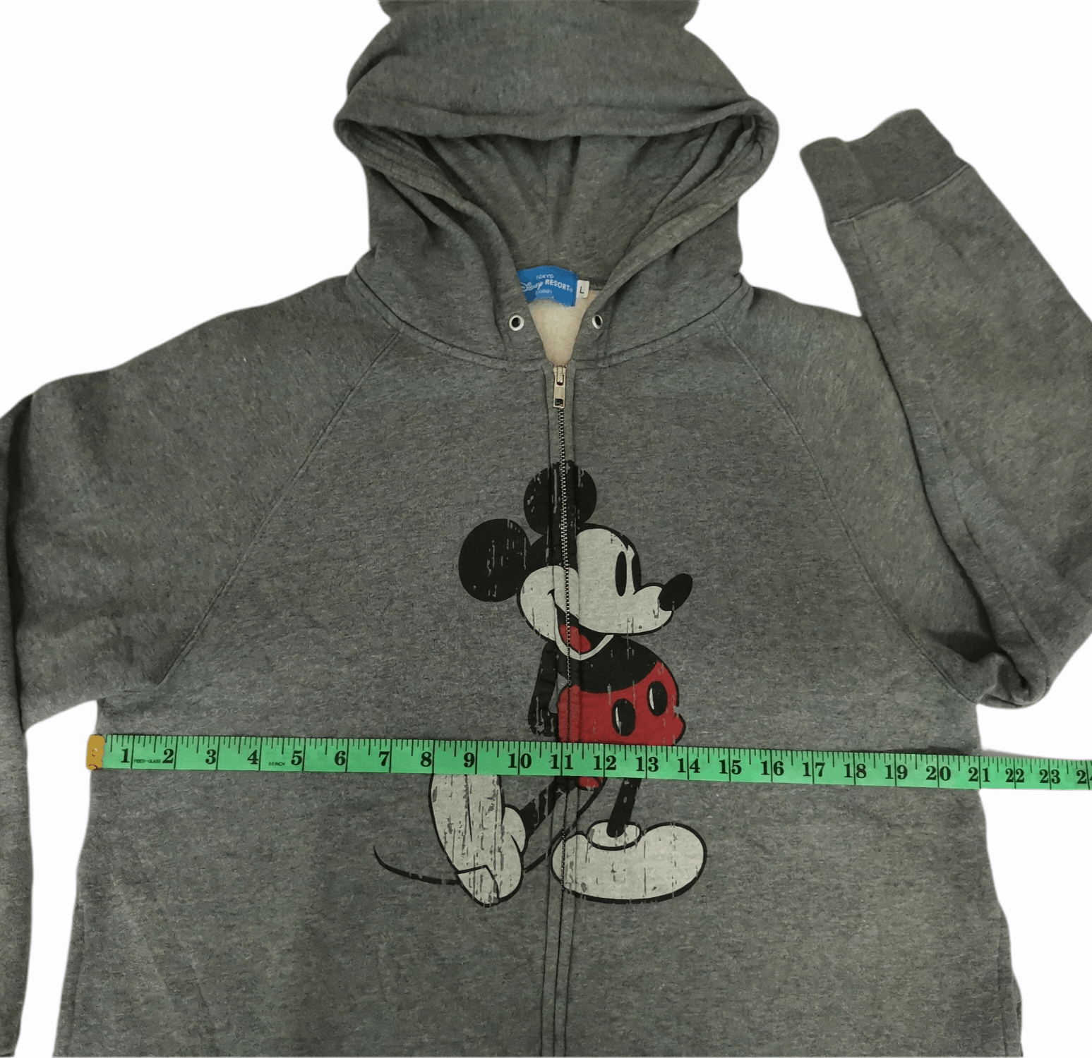 Disney × Japanese Brand × Mickey Mouse Mickey x Disney Zip Up Hoodie Japan Designer Streetwear Size US L / EU 52-54 / 3 - 4 Thumbnail