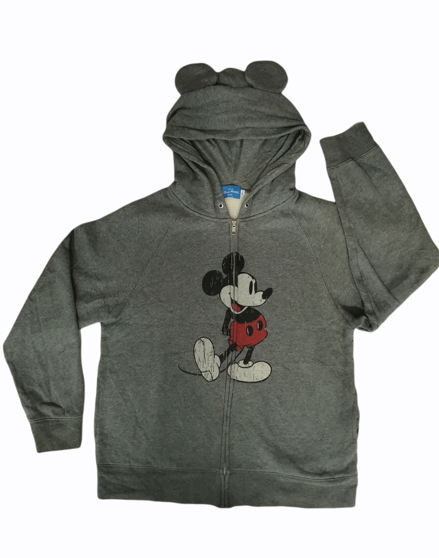 Disney × Japanese Brand × Mickey Mouse Mickey x Disney Zip Up Hoodie Japan Designer Streetwear Size US L / EU 52-54 / 3 - 2 Thumbnail