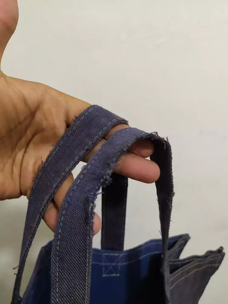 Japanese Brand Patchwork tote bag custom jeans Size ONE SIZE - 8 Thumbnail