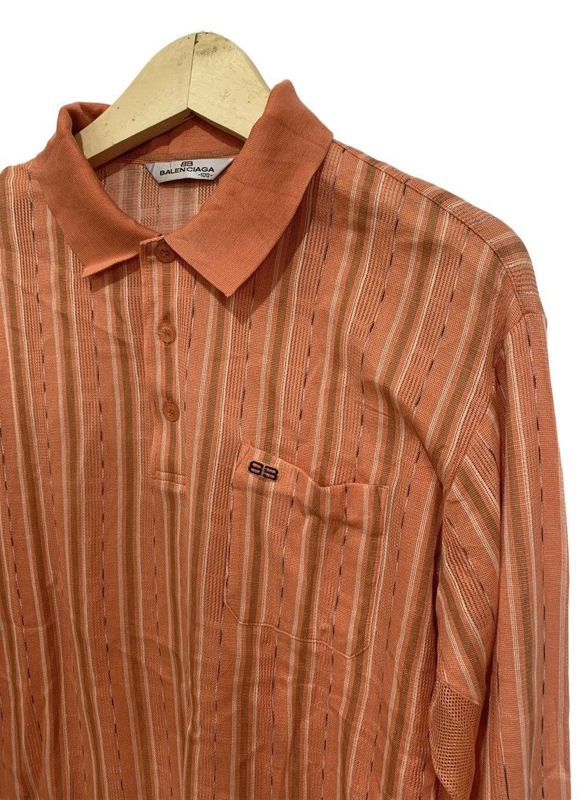 Balenciaga Vintage Balenciaga golf longsleeve polo shirt Size US M / EU 48-50 / 2 - 2 Thumbnail