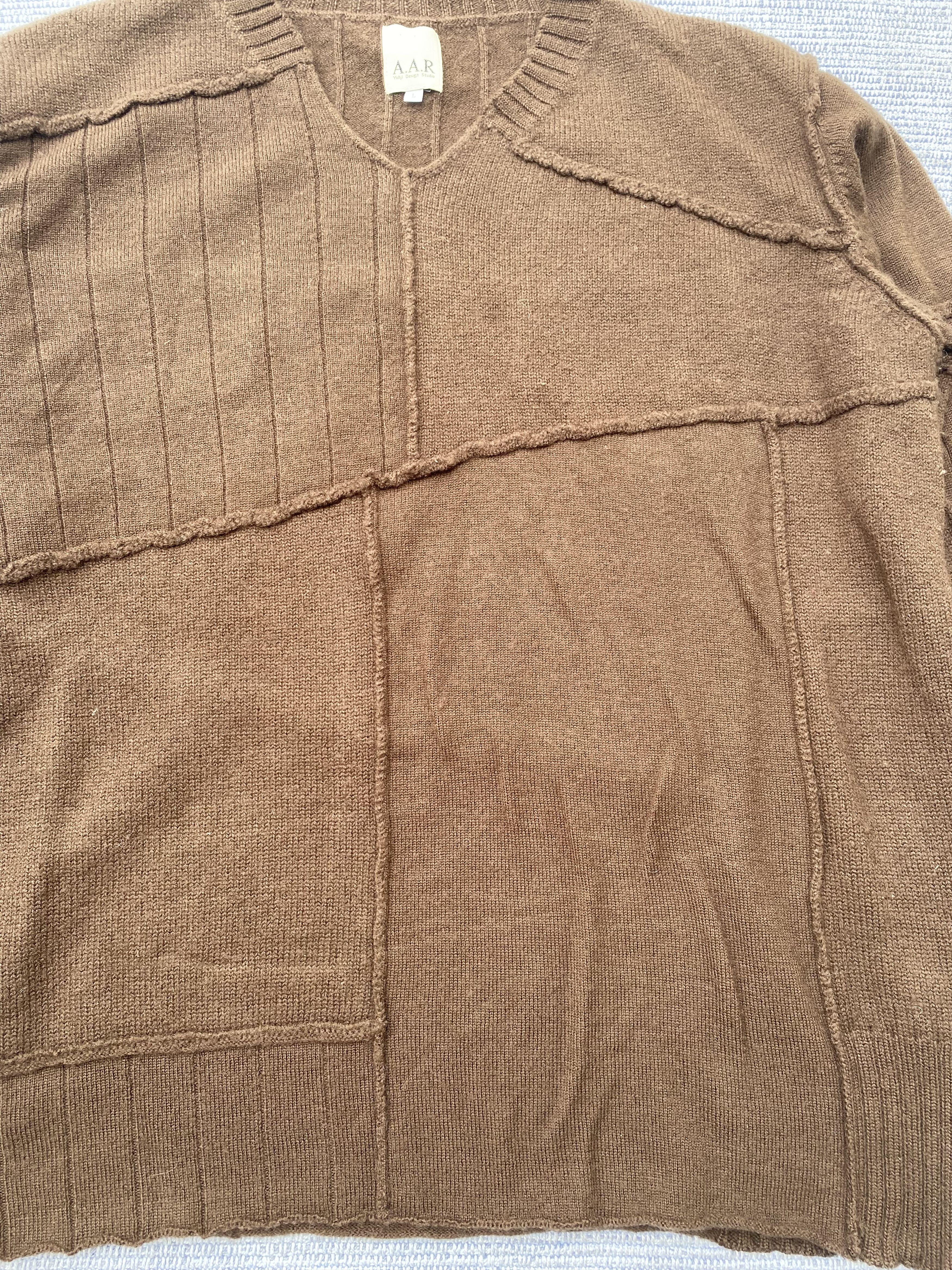 Vintage A.A.R. yohji design studio knit patchwork Size US L / EU 52-54 / 3 - 4 Thumbnail