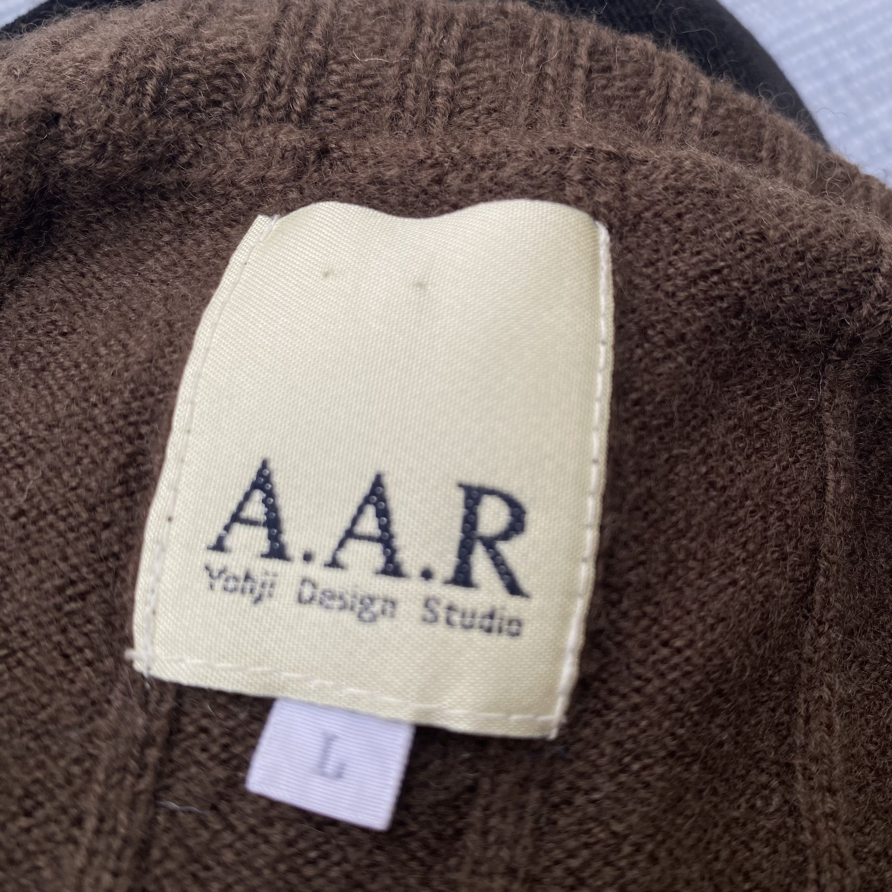 Vintage A.A.R. yohji design studio knit patchwork Size US L / EU 52-54 / 3 - 10 Thumbnail