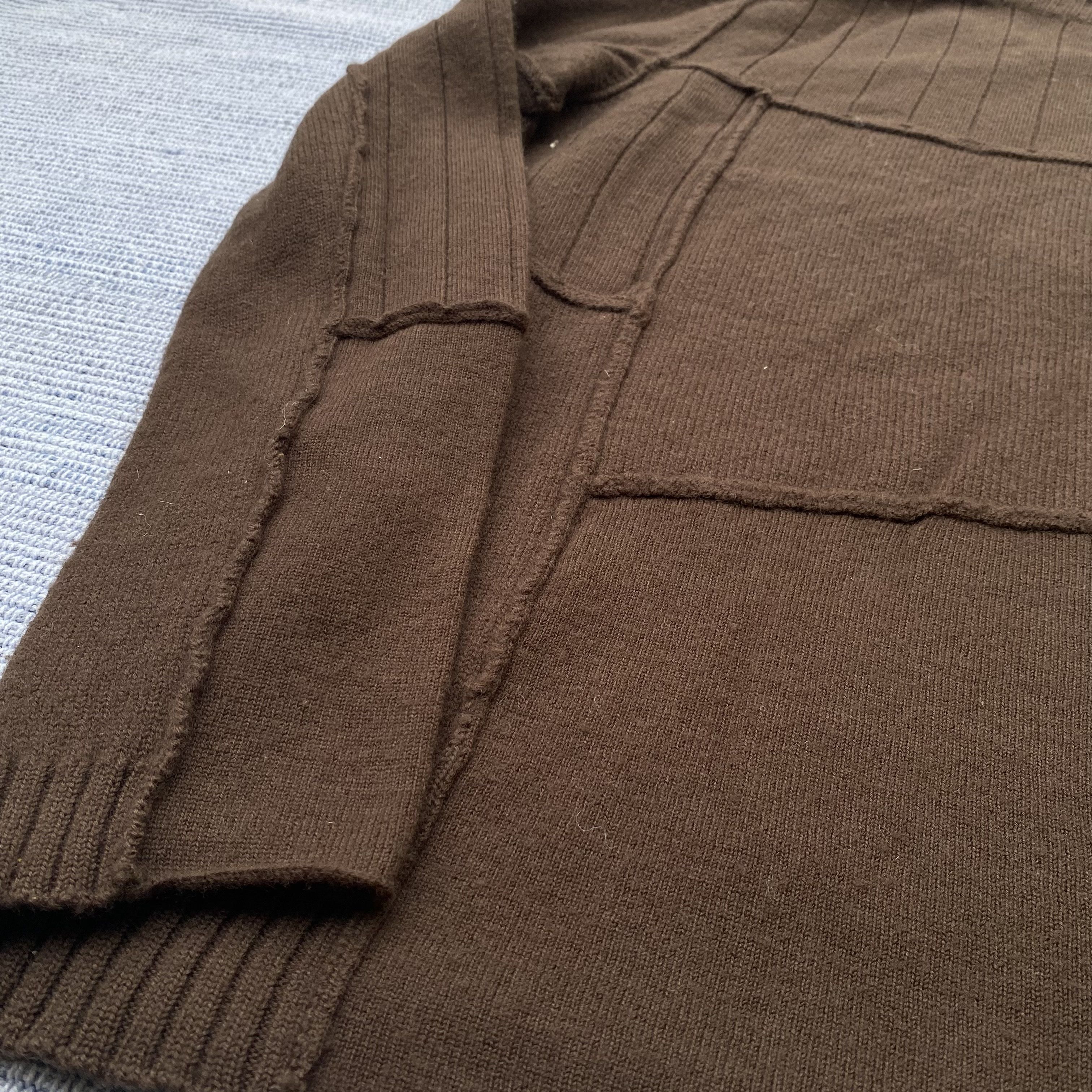 Vintage A.A.R. yohji design studio knit patchwork Size US L / EU 52-54 / 3 - 9 Thumbnail
