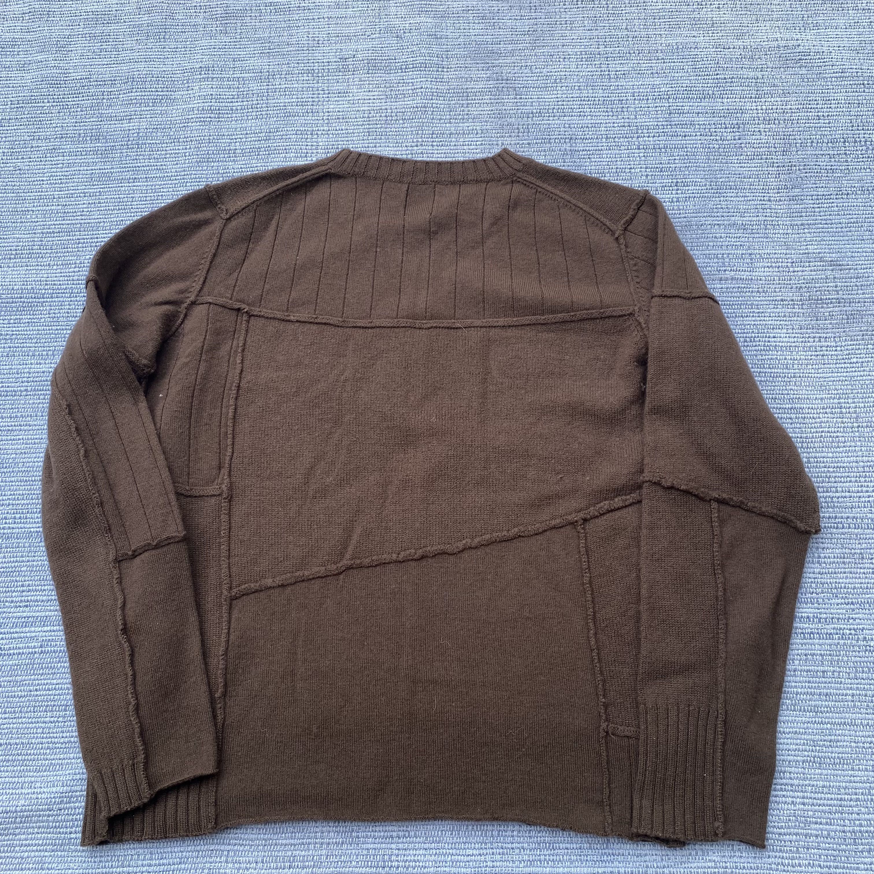 Vintage A.A.R. yohji design studio knit patchwork Size US L / EU 52-54 / 3 - 7 Thumbnail