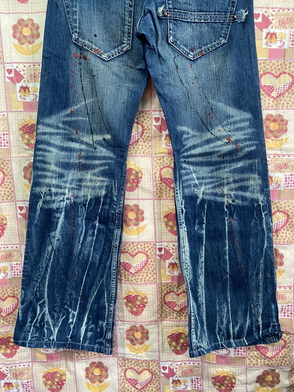 Evisu × Japanese Brand × Momotaro Jeans Flare Jeans Japanese Painter Root Three p116 Size US 33 - 8 Thumbnail