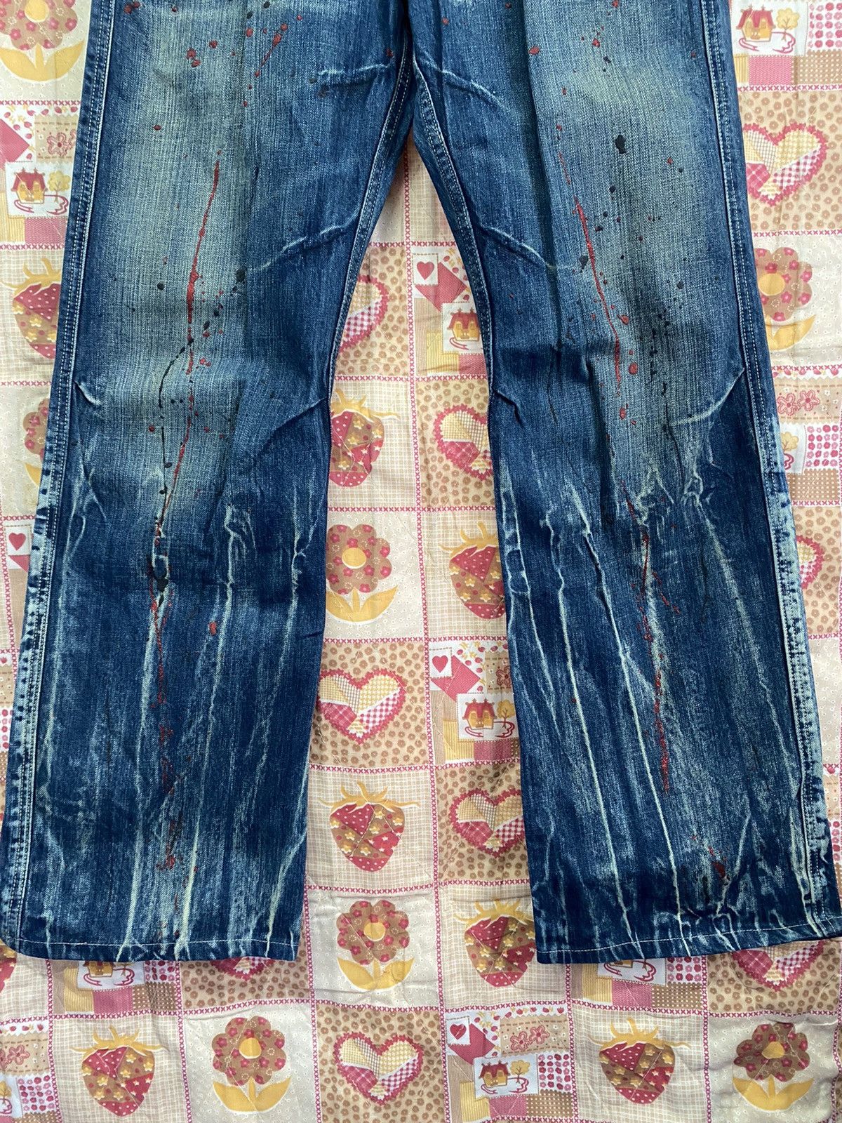 Evisu × Japanese Brand × Momotaro Jeans Flare Jeans Japanese Painter Root Three p116 Size US 33 - 3 Thumbnail
