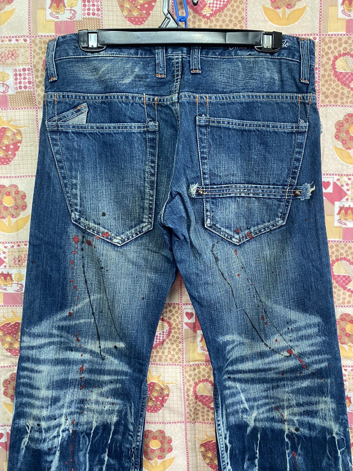 Evisu × Japanese Brand × Momotaro Jeans Flare Jeans Japanese Painter Root Three p116 Size US 33 - 7 Thumbnail