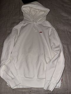 Supreme White Box Logo Hoodie White | Grailed