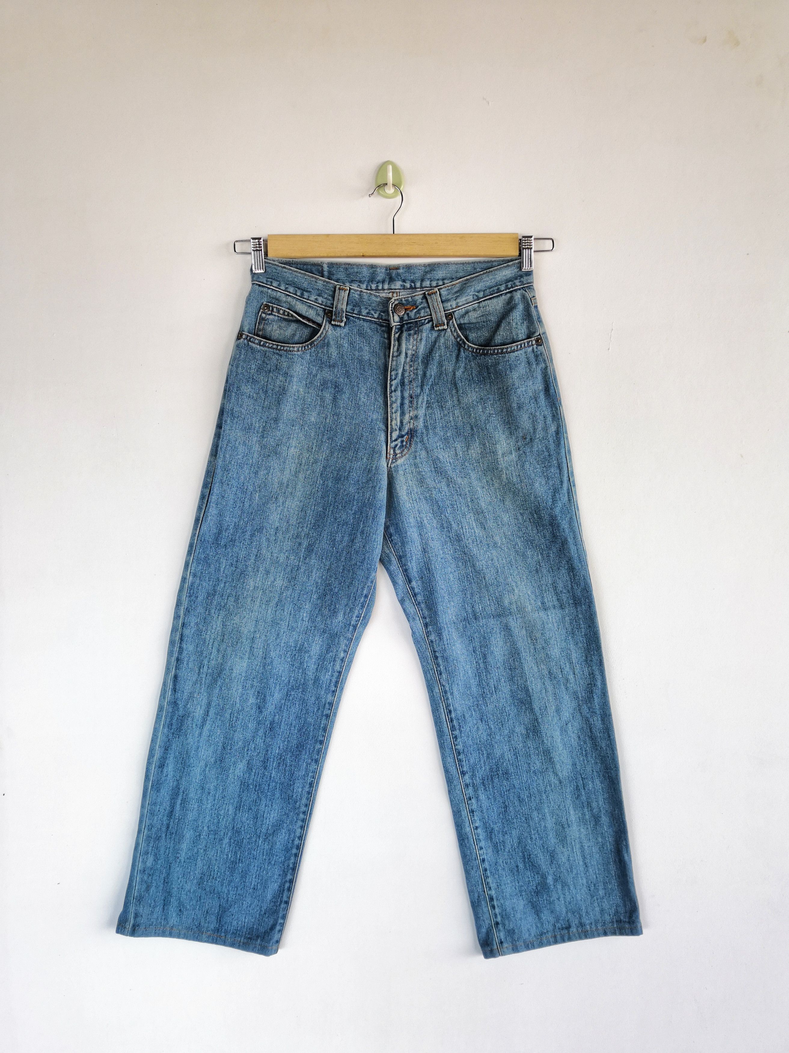 Kenzo Vintage Kenzo Baggy Denim Kenzo Faded Light Wash Jeans Size US 30 / EU 46 - 2 Thumbnail