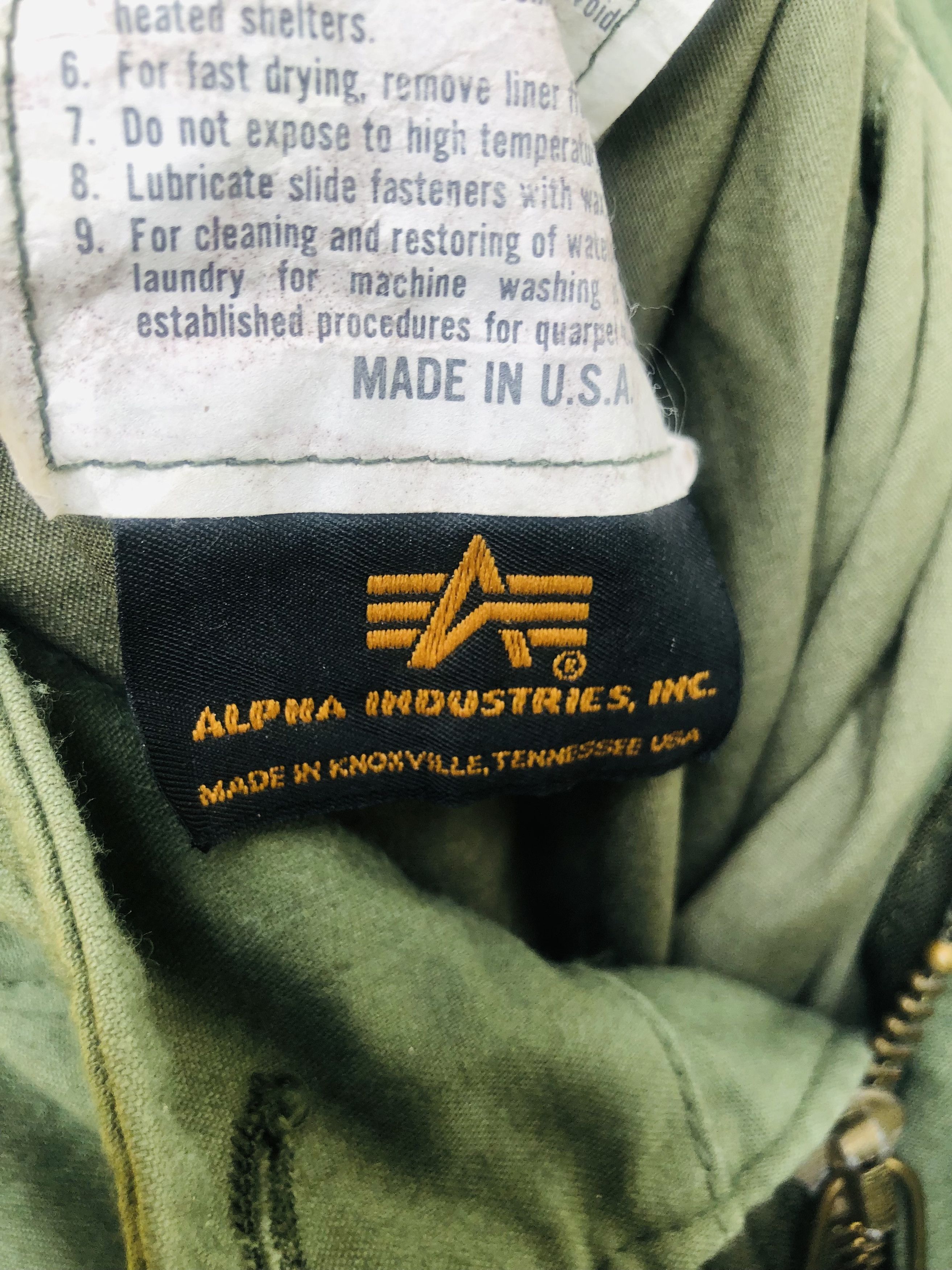 Alpha Industries × Vintage Vintage Alpha Industry 80s Japan Desiger Fashion Style Size US XL / EU 56 / 4 - 11 Thumbnail
