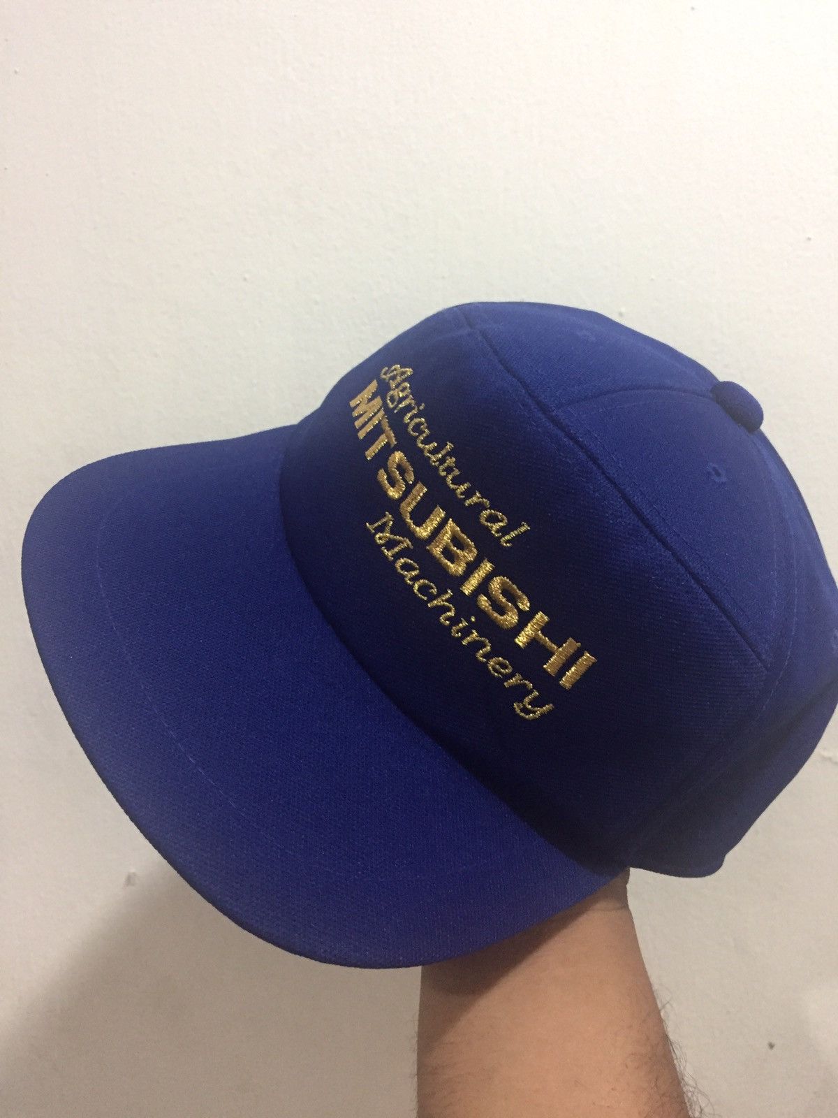 Japanese Brand 🔥Vintage🔥Mitsubishi Agricultural Machinery Industiral Hat Size ONE SIZE - 2 Thumbnail