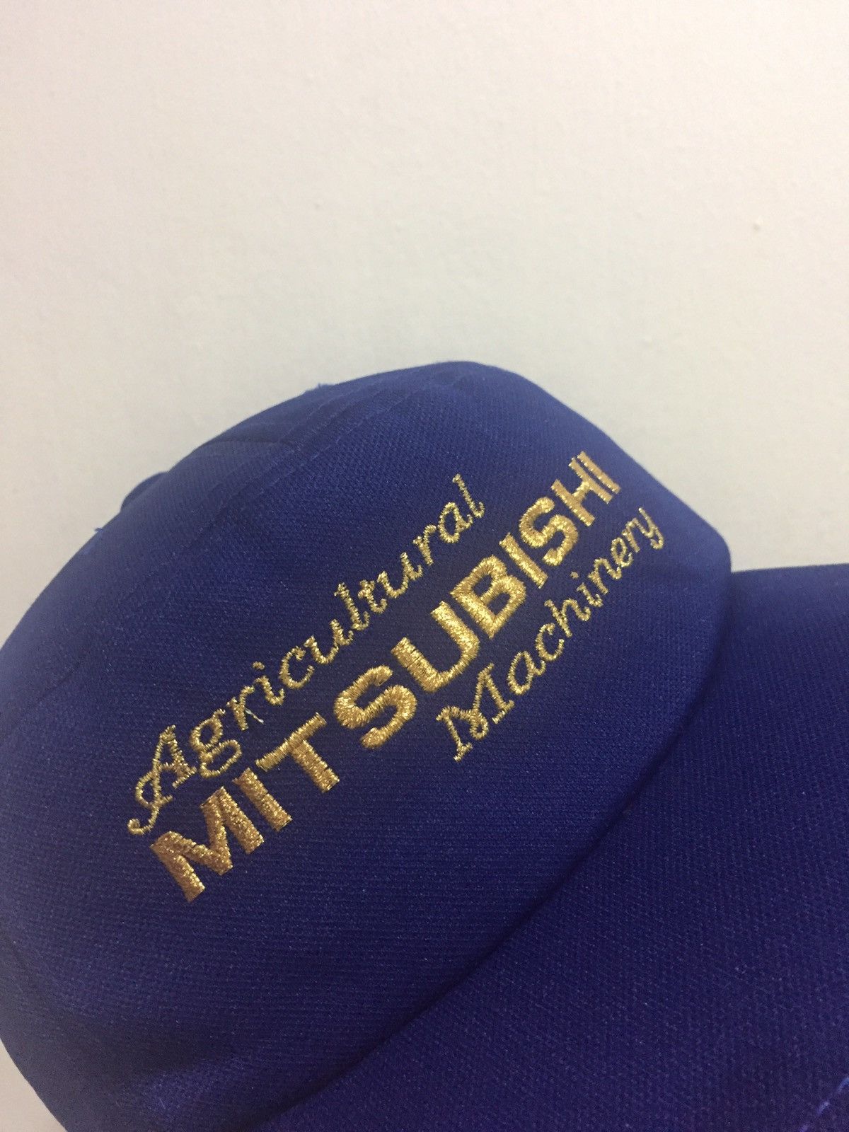 Japanese Brand 🔥Vintage🔥Mitsubishi Agricultural Machinery Industiral Hat Size ONE SIZE - 4 Thumbnail