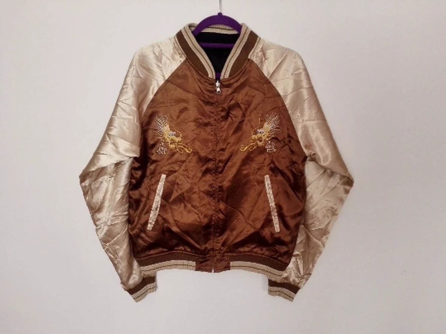 Vintage Vintage Sukajan Dragon Japan Embroidery Reversible Jacket Size US M / EU 48-50 / 2 - 3 Thumbnail