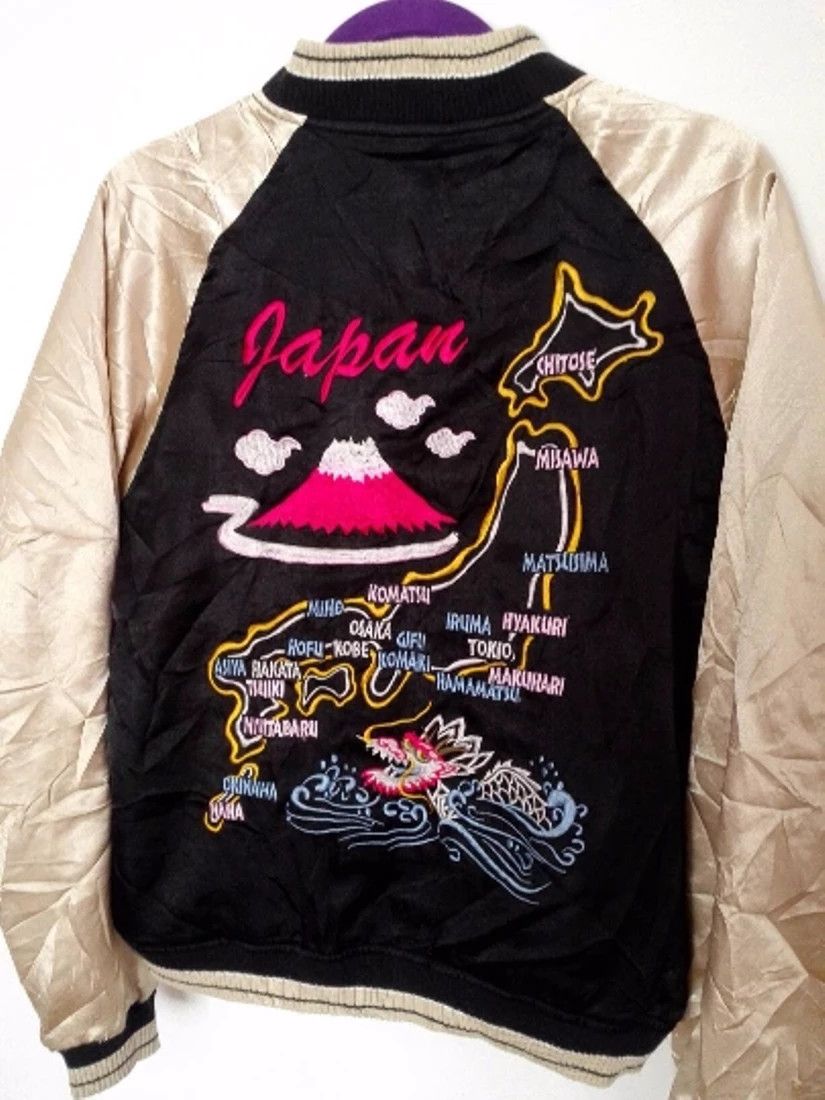 Vintage Vintage Sukajan Dragon Japan Embroidery Reversible Jacket Size US M / EU 48-50 / 2 - 6 Thumbnail