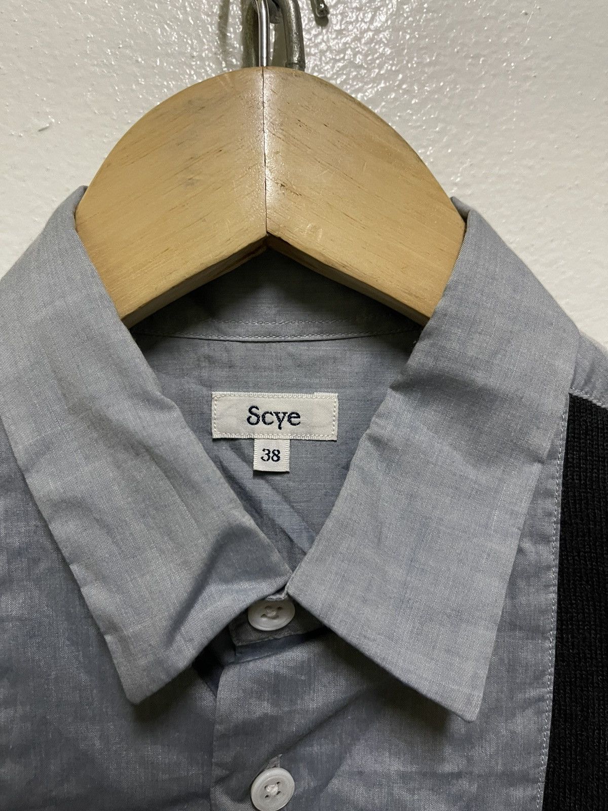 Japanese Brand × MasterPiece × SCYE Scye Hybrid Shirt Pocket Long Sleeve Size US XXS / EU 40 - 7 Thumbnail