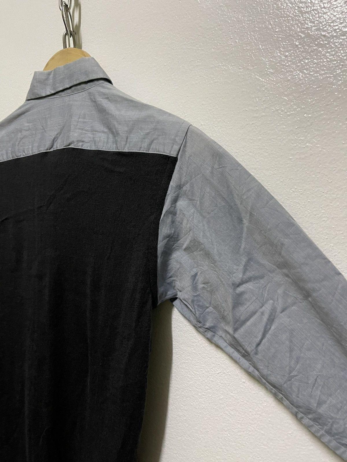 Japanese Brand × MasterPiece × SCYE Scye Hybrid Shirt Pocket Long Sleeve Size US XXS / EU 40 - 11 Thumbnail