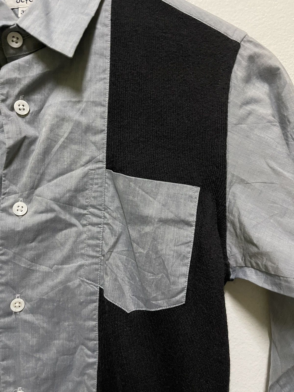 Japanese Brand × MasterPiece × SCYE Scye Hybrid Shirt Pocket Long Sleeve Size US XXS / EU 40 - 6 Thumbnail