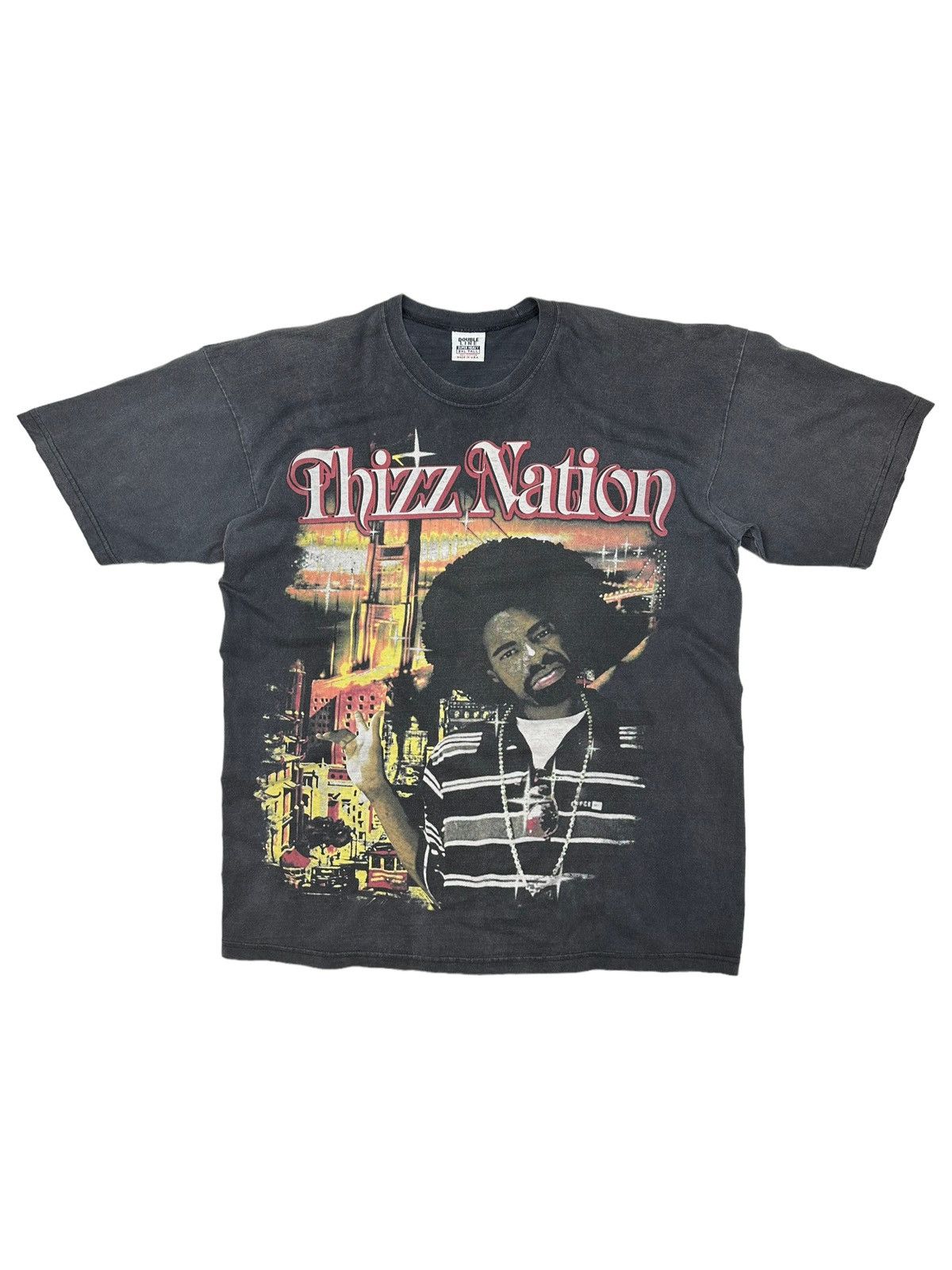 image of Rap Tees x Vintage Mac Dre Rap Tee in Black, Men's (Size 2XL)