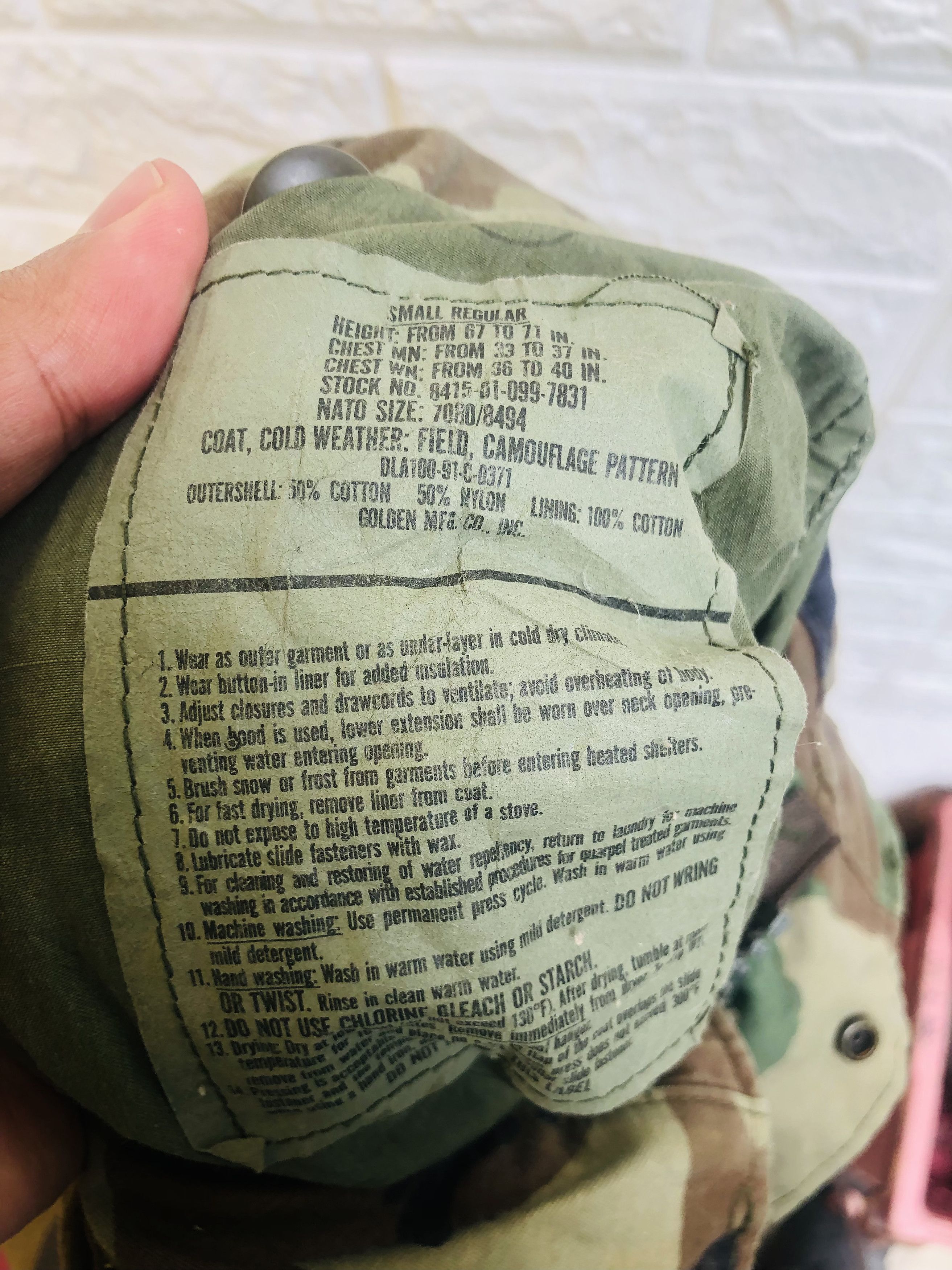 Japanese Brand × Vintage Vintage Army Military 80s Japanese Desiger Fashion Style Size US L / EU 52-54 / 3 - 11 Thumbnail