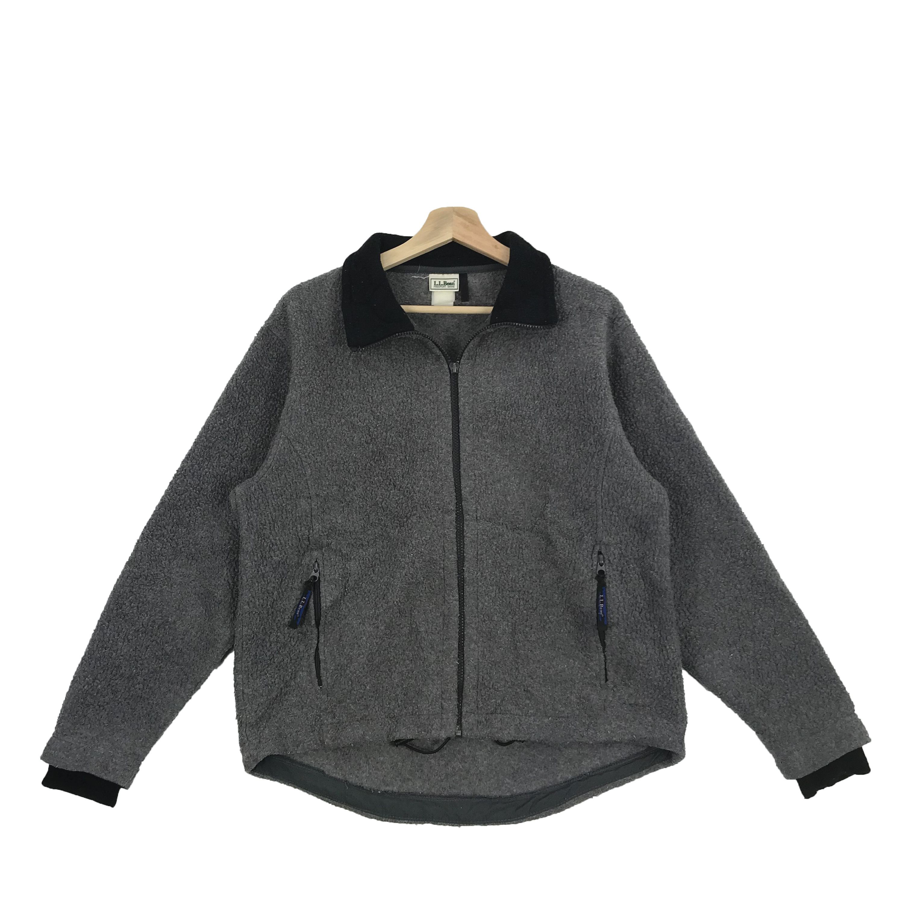 L.L. Bean × Vintage LL Bean Fleece Sweater Jacket Sweatshirt Zipper Jumper Size US L / EU 52-54 / 3 - 1 Thumbnail