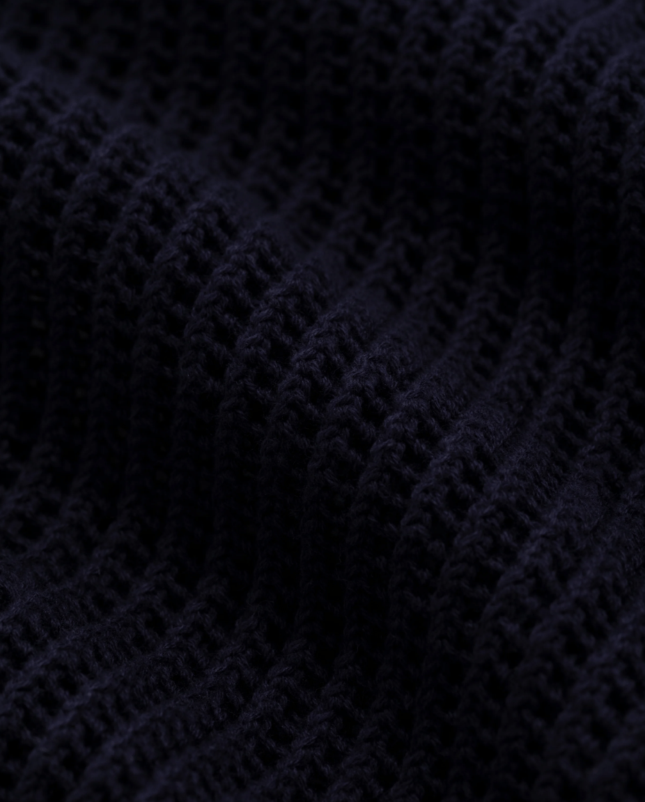 Aime Leon Dore Aime Leon Dore Mesh Knit Polo - Navy Size US XS / EU 42 / 0 - 3 Thumbnail