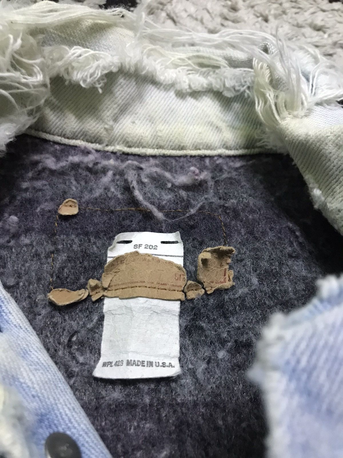 Levi's Vintage 70s levi’s light blue blanket trucker denim jacket Size US S / EU 44-46 / 1 - 3 Thumbnail