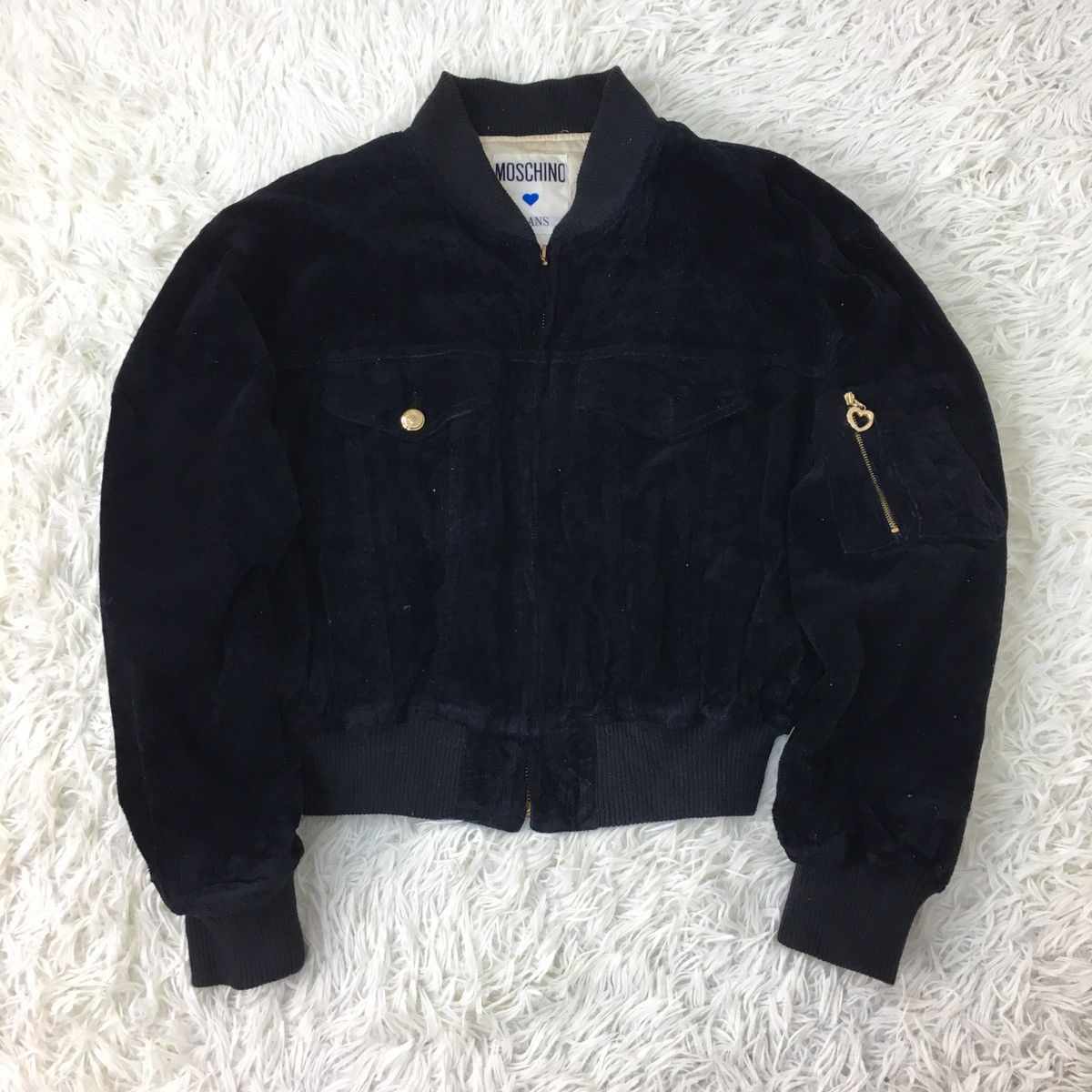 Moschino Moschino Jeans Corduroy Bomber Size M / US 6-8 / IT 42-44 - 2 Thumbnail
