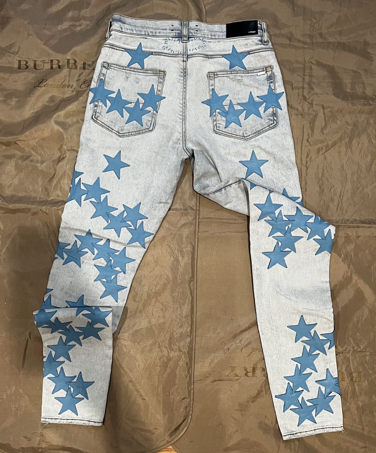 Amiri Amiri x Chemist Sky Indigo & Light Blue Star size 32 $2500 Size US 32 / EU 48 - 7 Thumbnail